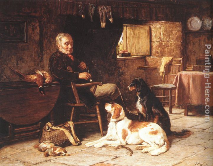 A Rest Well Earned painting - James Clarke Waite A Rest Well Earned art painting
